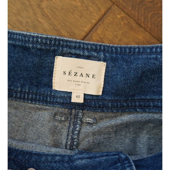 Sezane Leandro Trousers Paper bag Waist Size 42 EUC - Picture 4 of 7